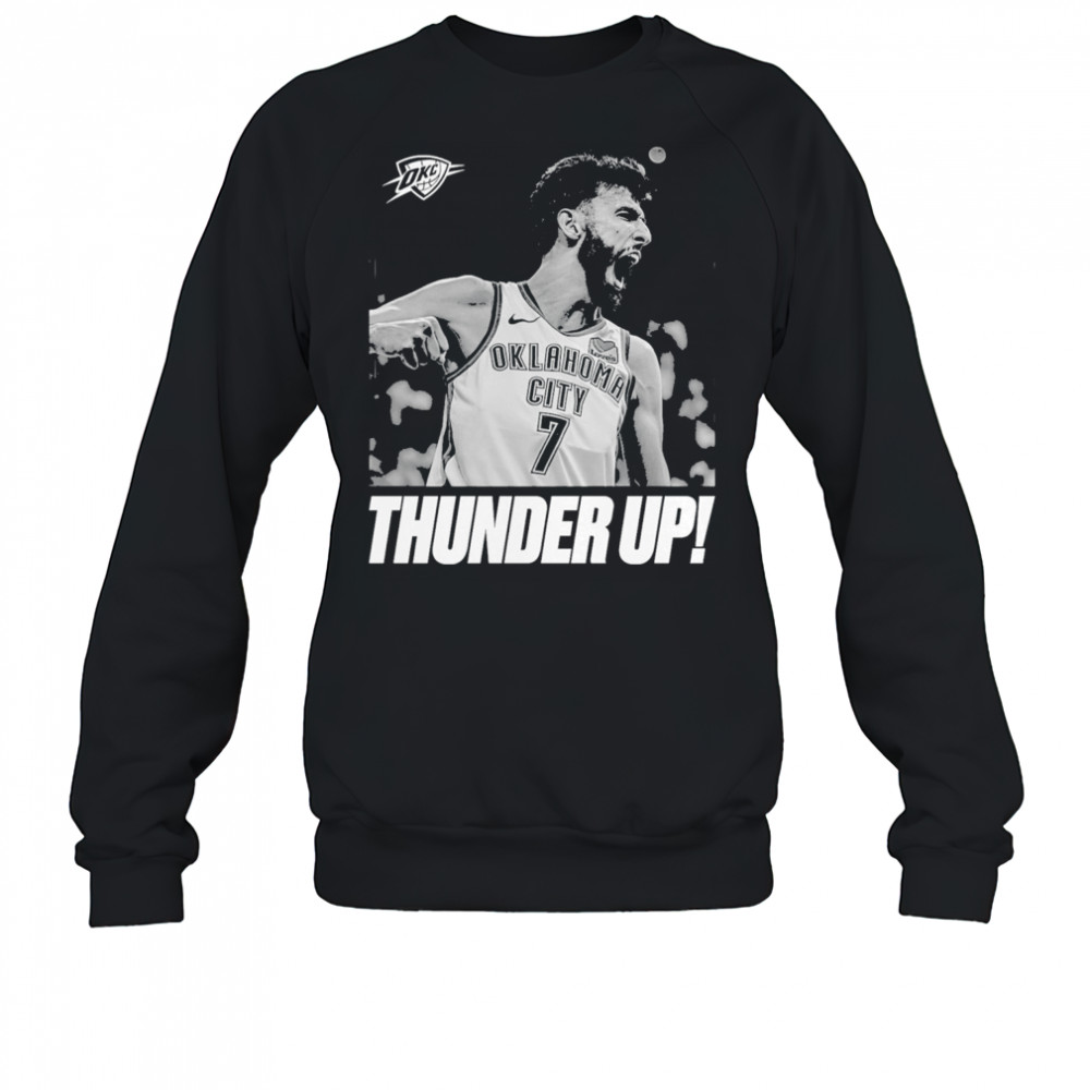 Chet Holmgren Oklahoma City Thunder Unisex 2025 NBA Finals Champions Celebration T-Shirt Sweatshirt