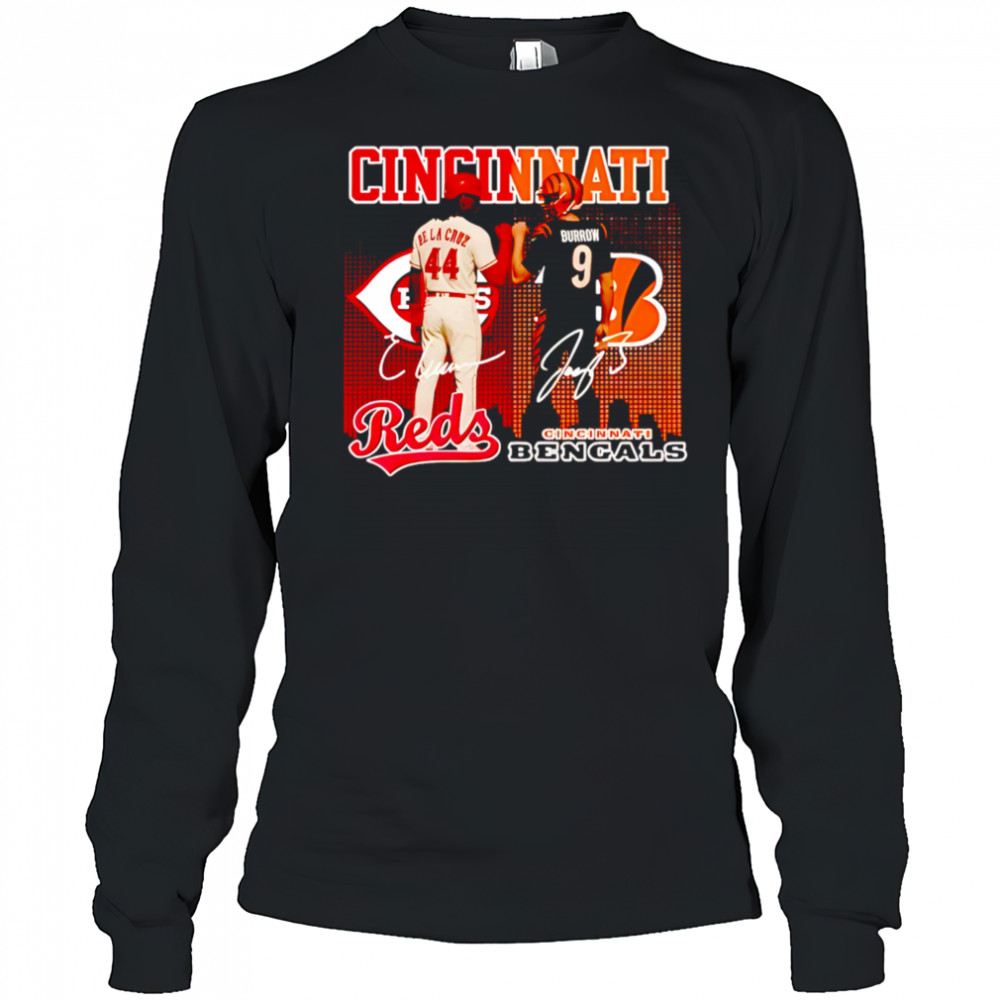 CincinnatI bengals and reds star power shirt Long Sleeved
