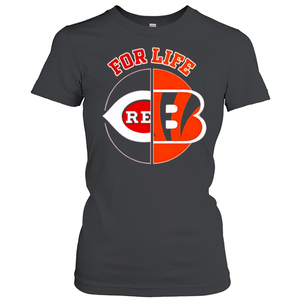 CincinnatI reds and bengals for life shirt Women's T-shirt