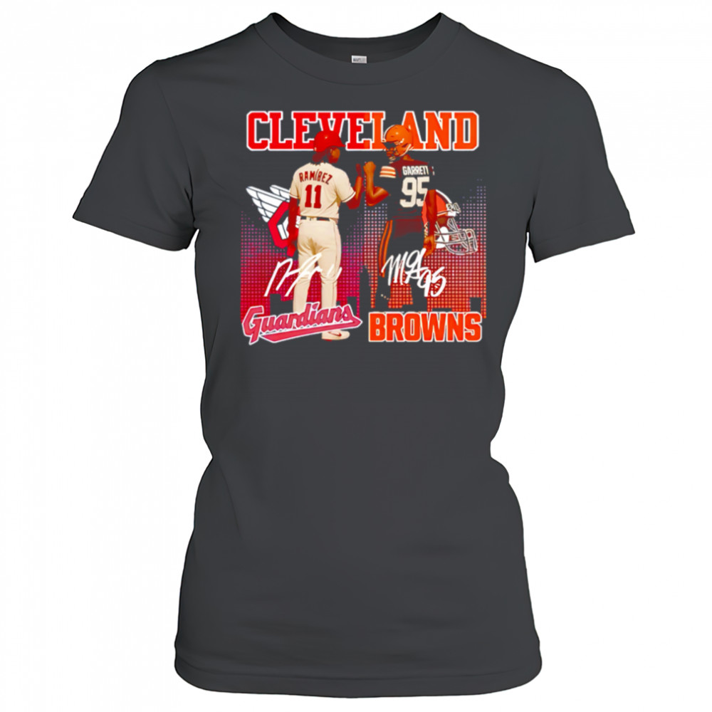 Cleveland browns and guardians star power shirt Women's T-shirt