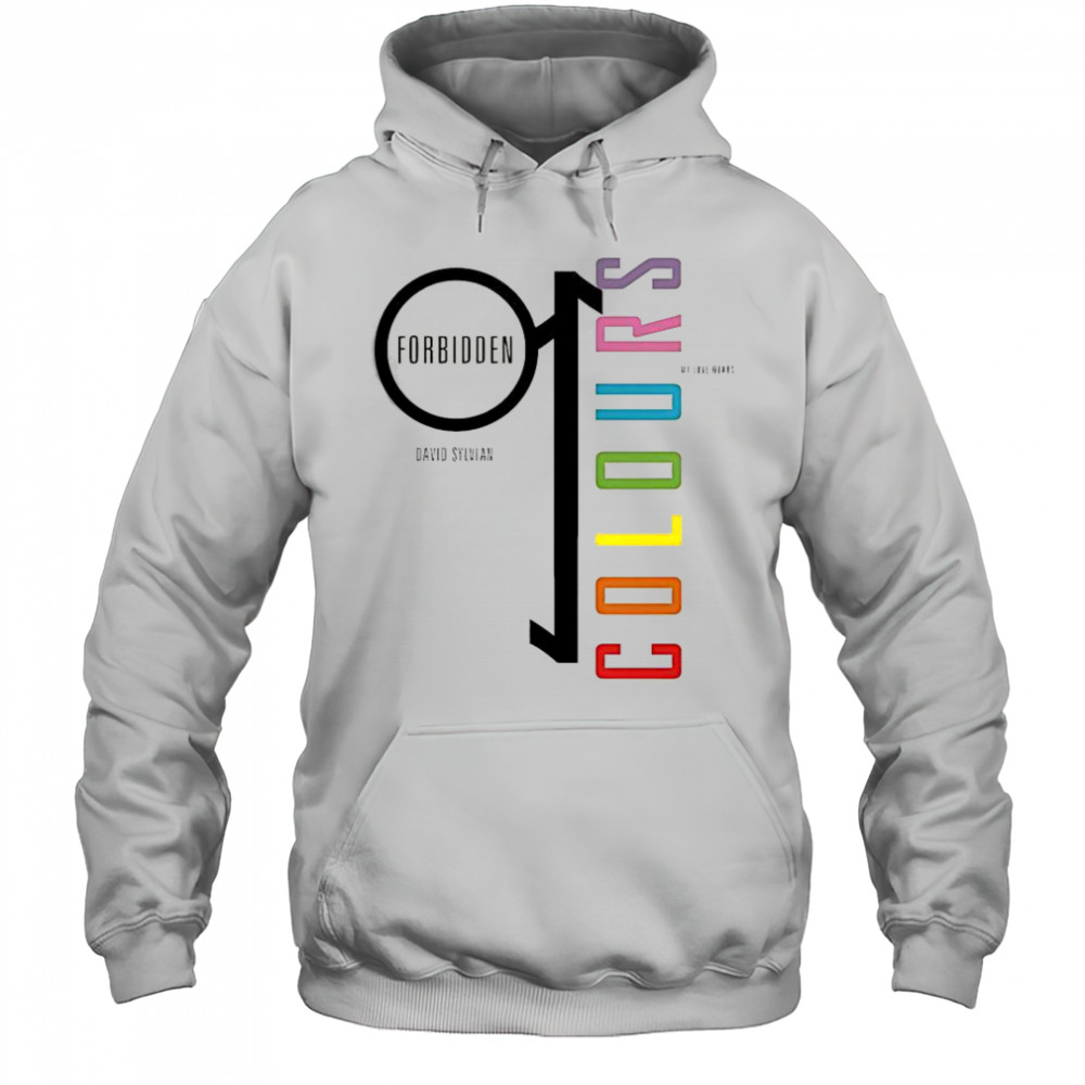 David Sylvian Forbidden Colours My Love Wears Pride Rainbow T-Shirt Hoodie
