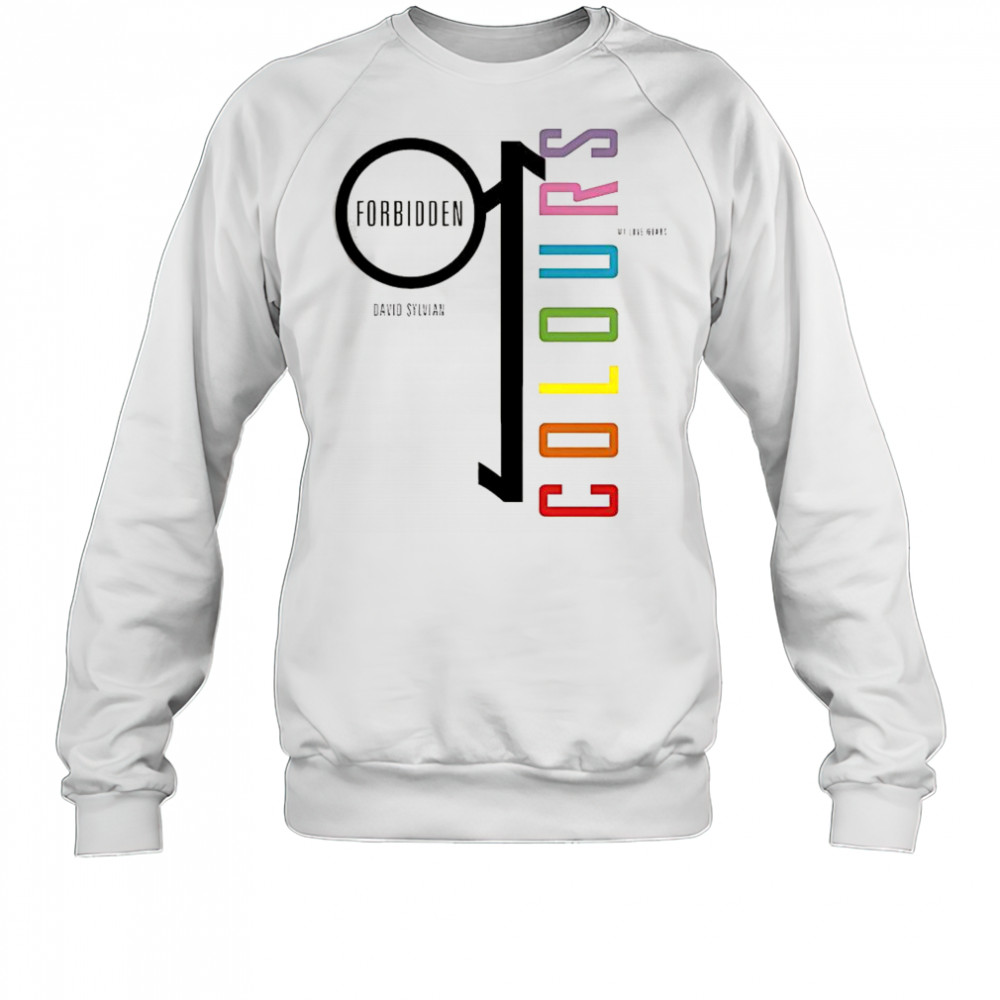 David Sylvian Forbidden Colours My Love Wears Pride Rainbow T-Shirt Sweatshirt