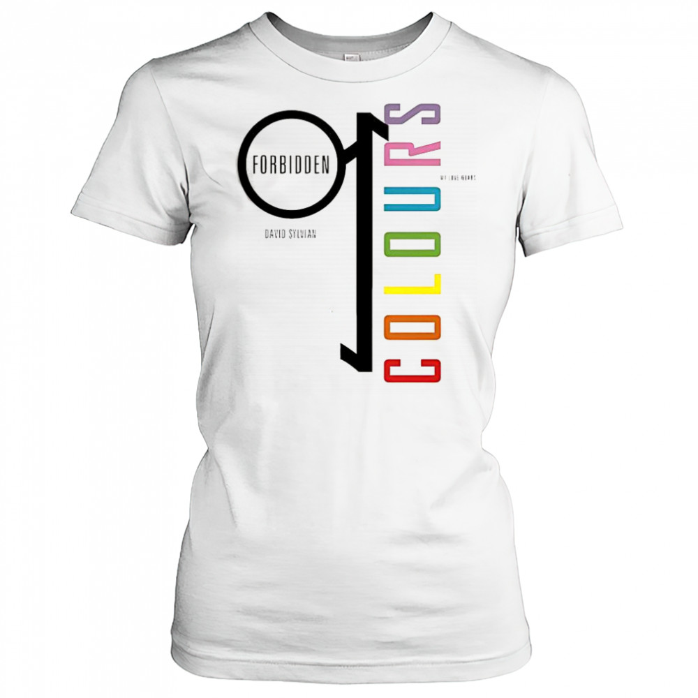 David Sylvian Forbidden Colours My Love Wears Pride Rainbow T-Shirt Women's T-shirt
