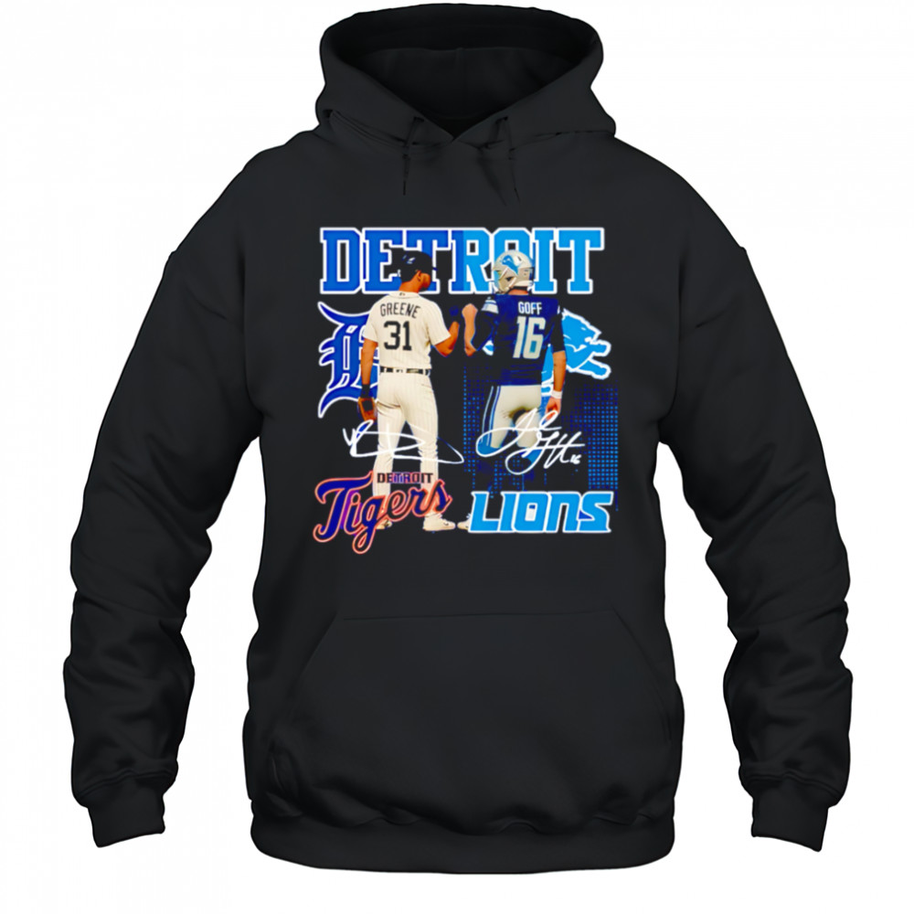 Detroit lions and tigers star power shirt Hoodie