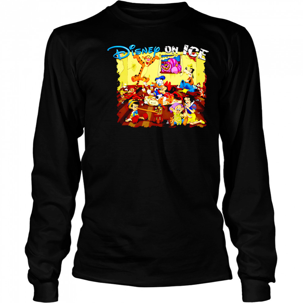 Disney On Ice funny cartoon shirt Long Sleeved