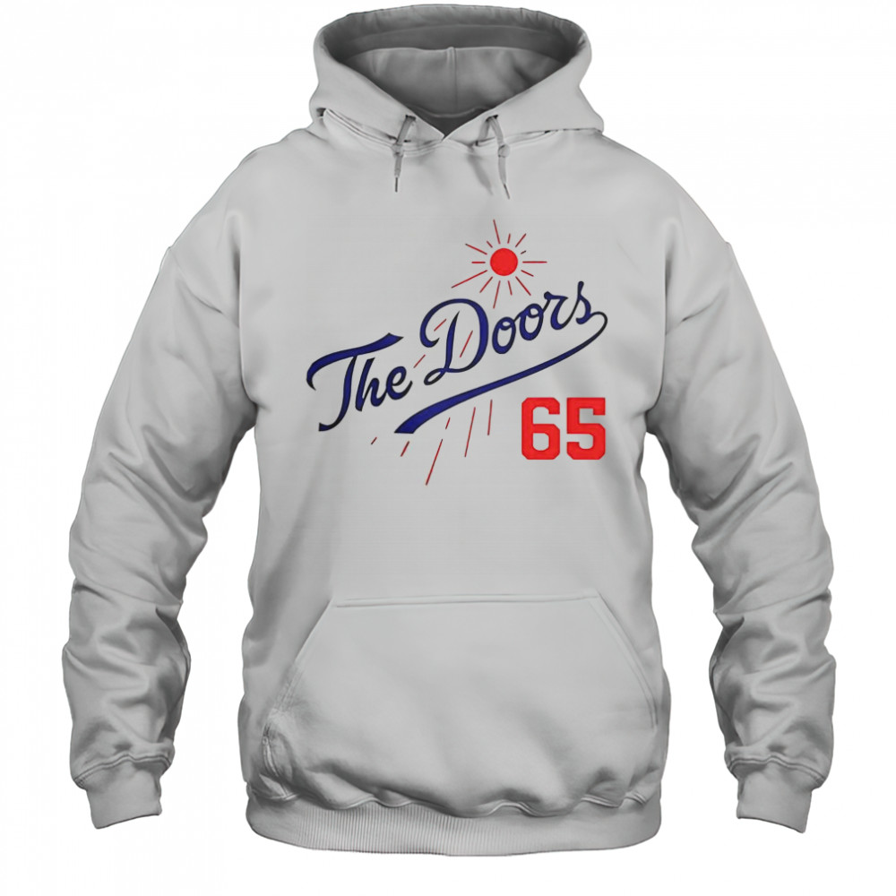 Doors Summer Baseball 65 LA Dodgers T-Shirt Hoodie