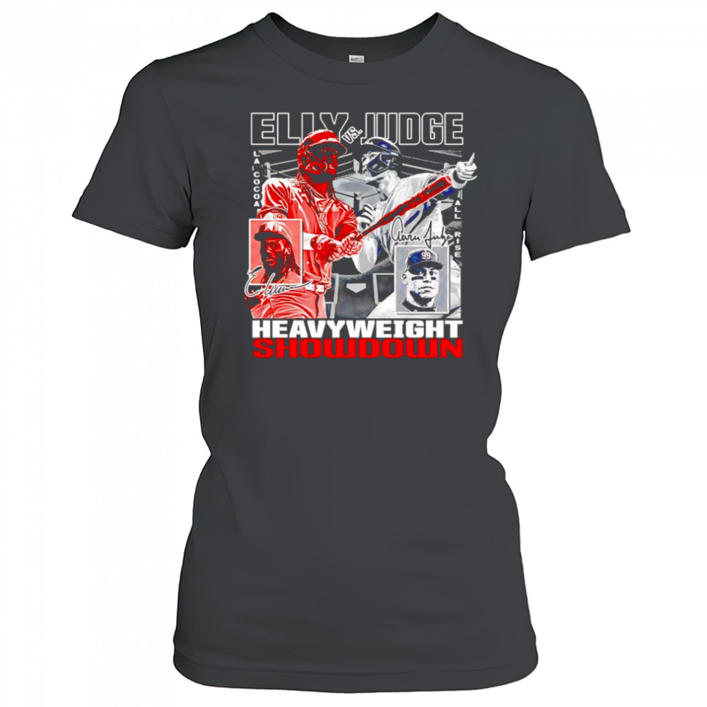 Elly vs Judge heavyweight showdown shirt Women's T-shirt