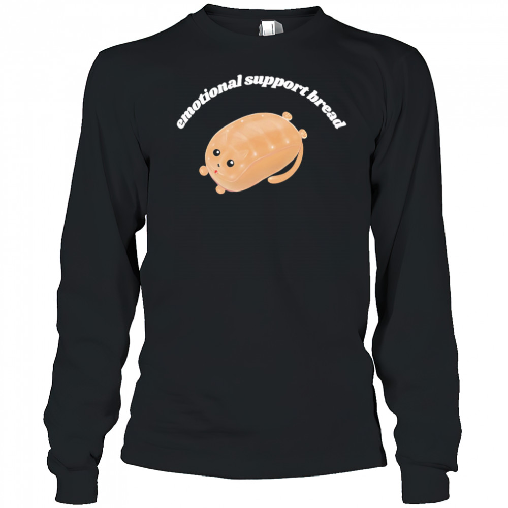 Emotional Support Bread Catloaf shirt Long Sleeved
