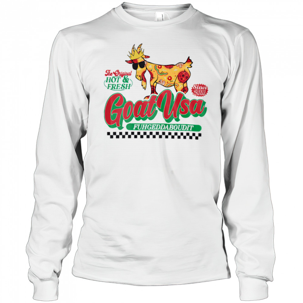Goat Usa Pizza Goat shirt Long Sleeved