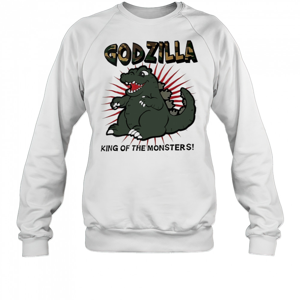 Godzilla King of the monsters Japanese chibi shirt Sweatshirt