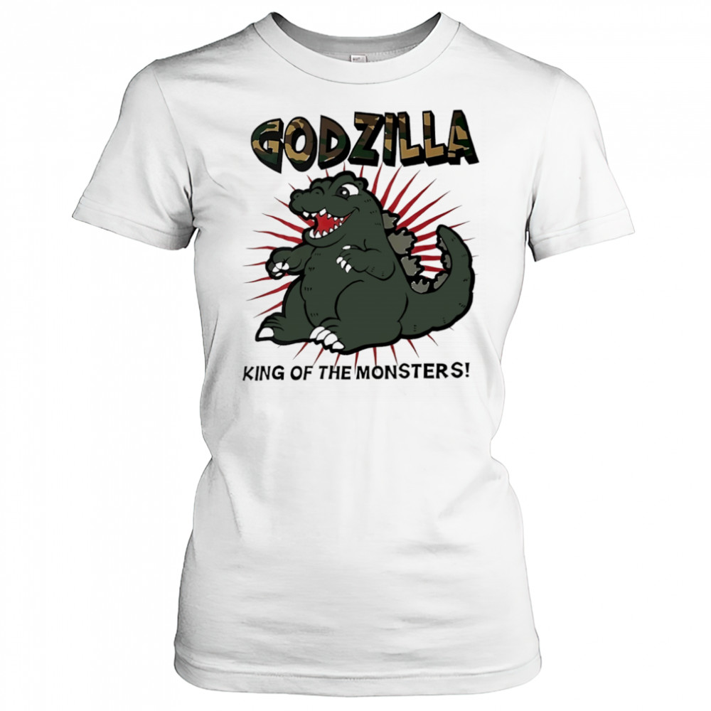 Godzilla King of the monsters Japanese chibi shirt Women's T-shirt