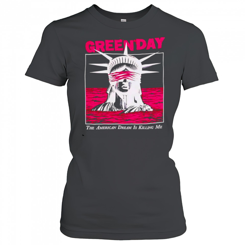 Green Day Blindfolded Lady Liberty shirt Women's T-shirt