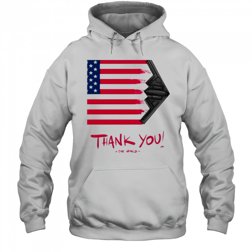 Gunther Eagleman Thank You Flag Usa T-Shirt Hoodie