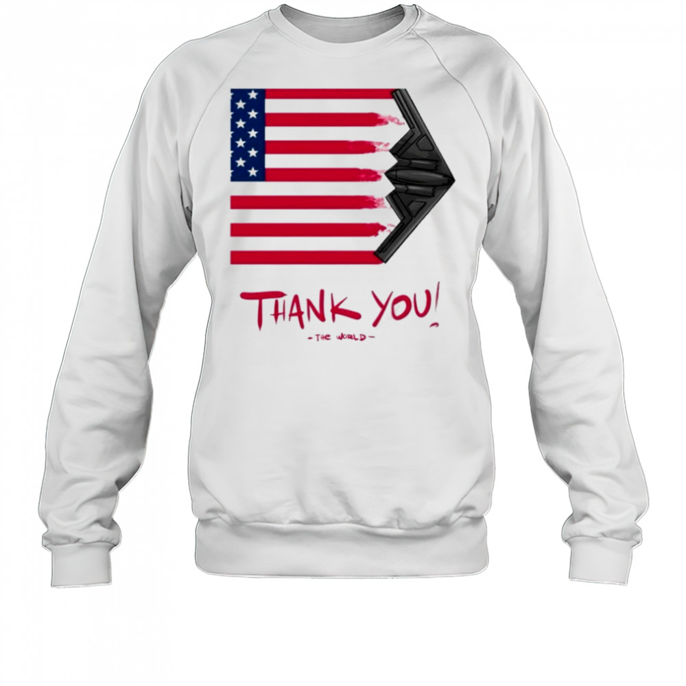 Gunther Eagleman Thank You Flag Usa T-Shirt Sweatshirt