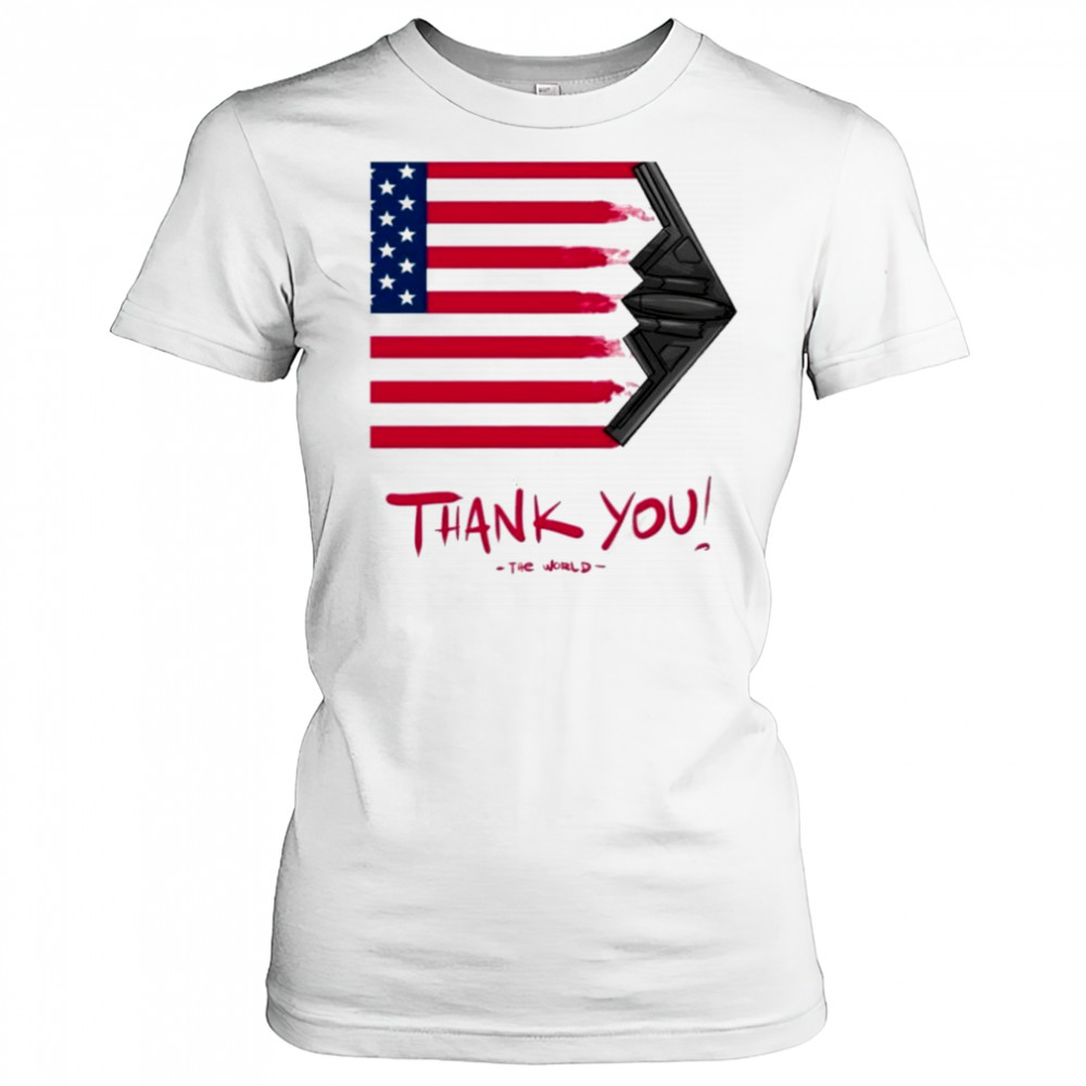 Gunther Eagleman Thank You Flag Usa T-Shirt Women's T-shirt