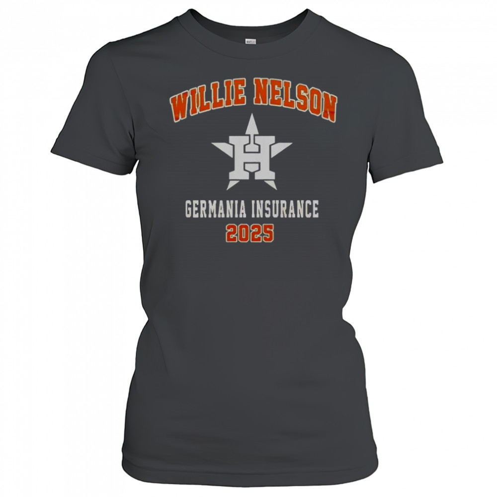 Houston Astros X Willie Nelson’s Tour 2025 Germania Insurance T-Shirt Women's T-shirt
