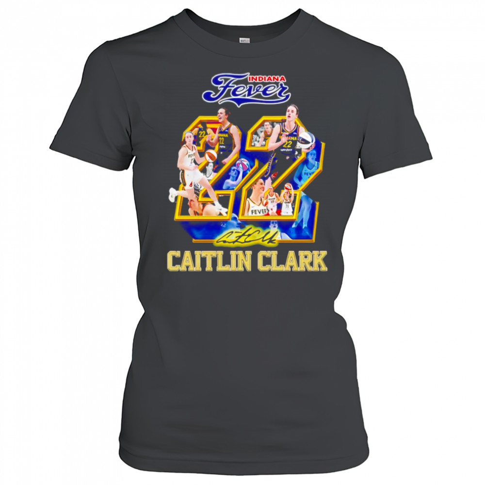 Indiana Fever 22 Caitlin Clark signature shirt Women's T-shirt
