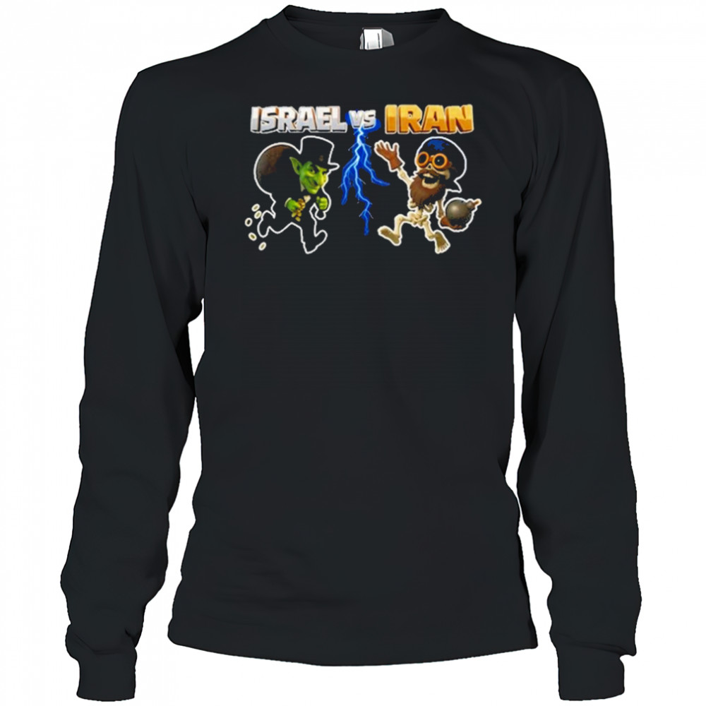 Israel Vs Iran T-Shirt Long Sleeved