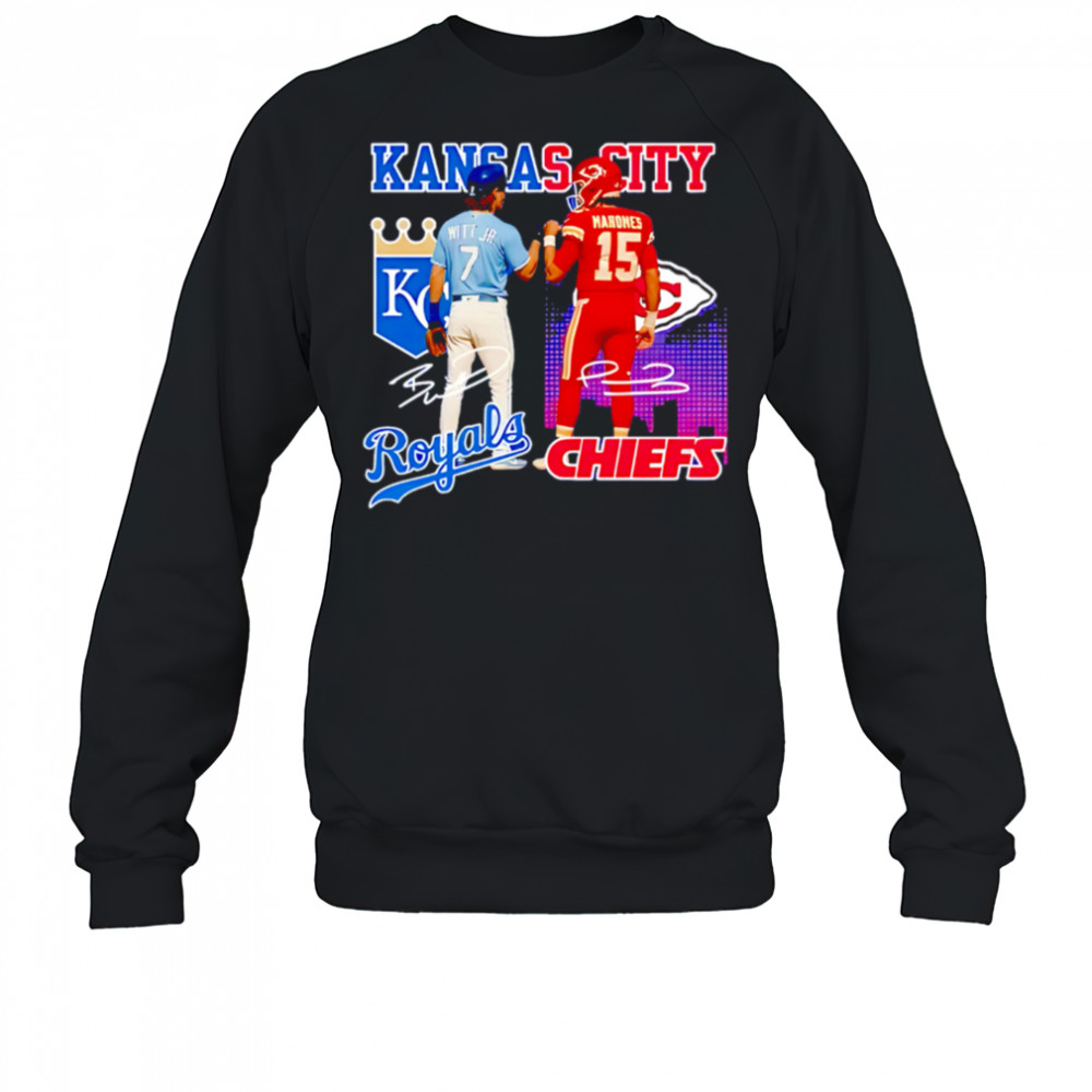 Kansas city Chiefs and royals star power shirt Sweatshirt