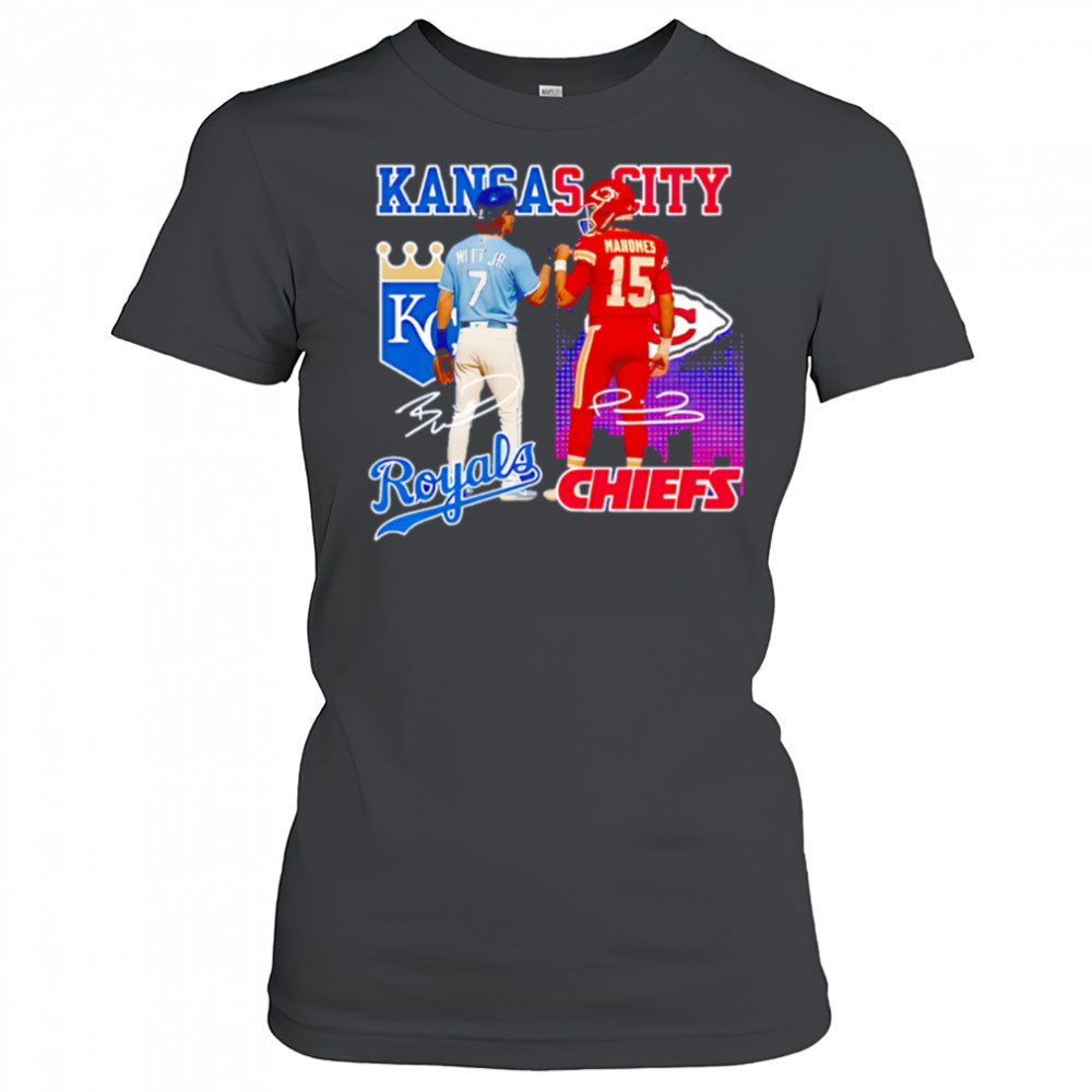 Kansas city Chiefs and royals star power shirt Women's T-shirt