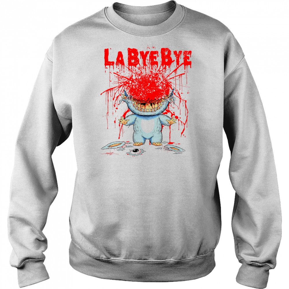La Bye Bye horror Labubu shirt Hoodie