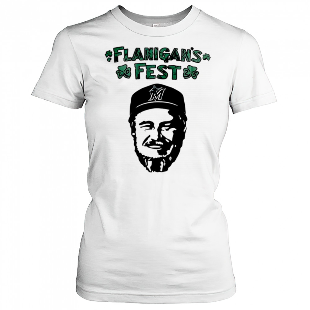 Miami Marlins Flanigan’s Fest 2025 vintage shirt Women's T-shirt