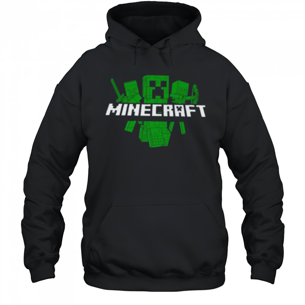 Minecraft Creeper Characters Create Explore Survive Shirt Hoodie