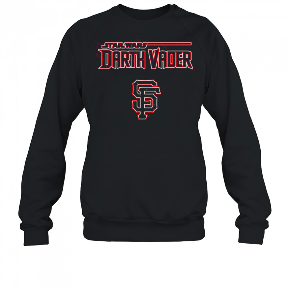 MLB Mix Star Wars Darth Vader San Francisco Giants 2025 Baseball shirt Sweatshirt
