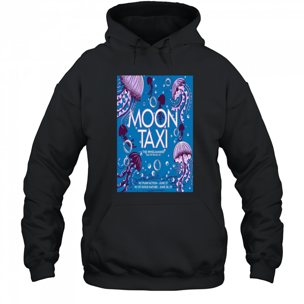 Moon Taxi June 27 2025 The Windjammer on Isle of Palms SC Poster T-Shirt Hoodie