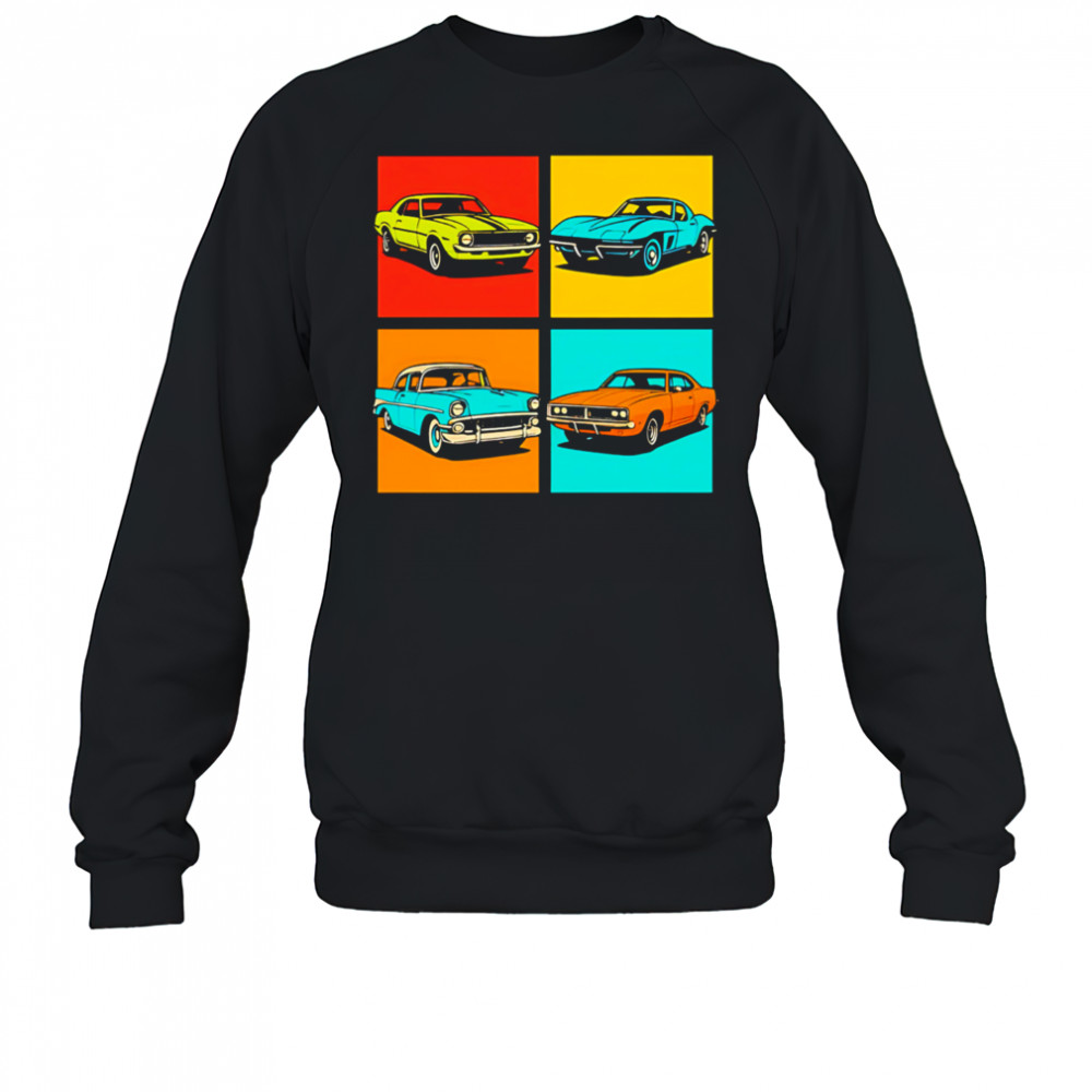 Muscle Cars Pop Art Design vintage shirt Sweatshirt
