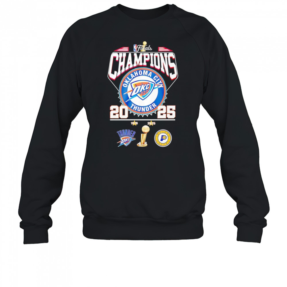 NBA Finals Champions 2025 Oklahoma City Thunder shirt Sweatshirt