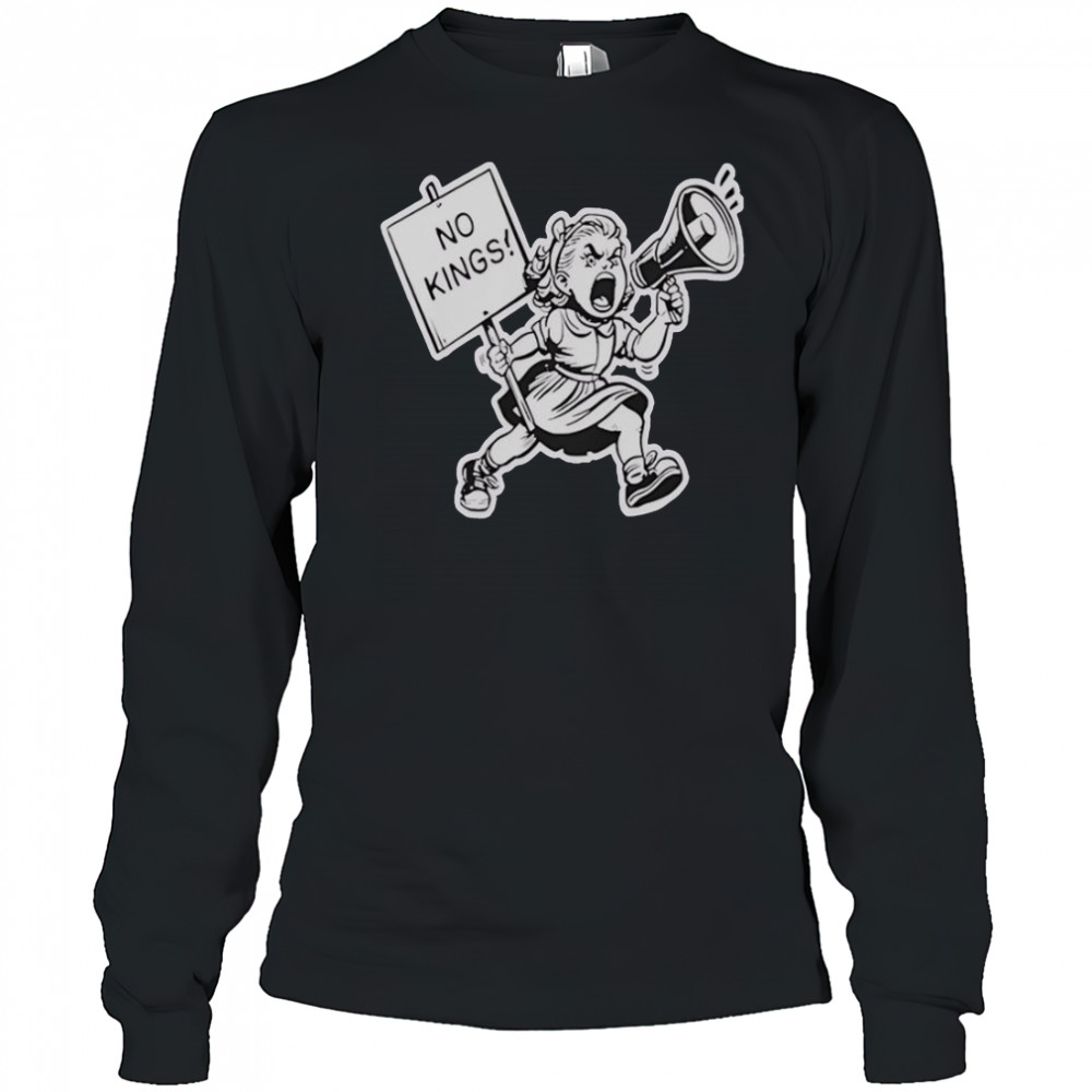 No Kings Protest 2025 T-Shirt Long Sleeved