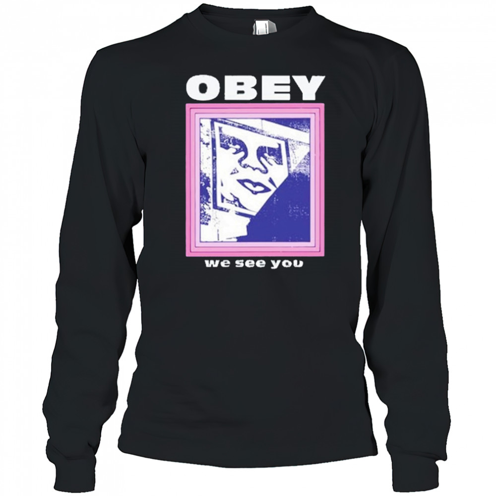 Obey We See You T-Shirt Long Sleeved