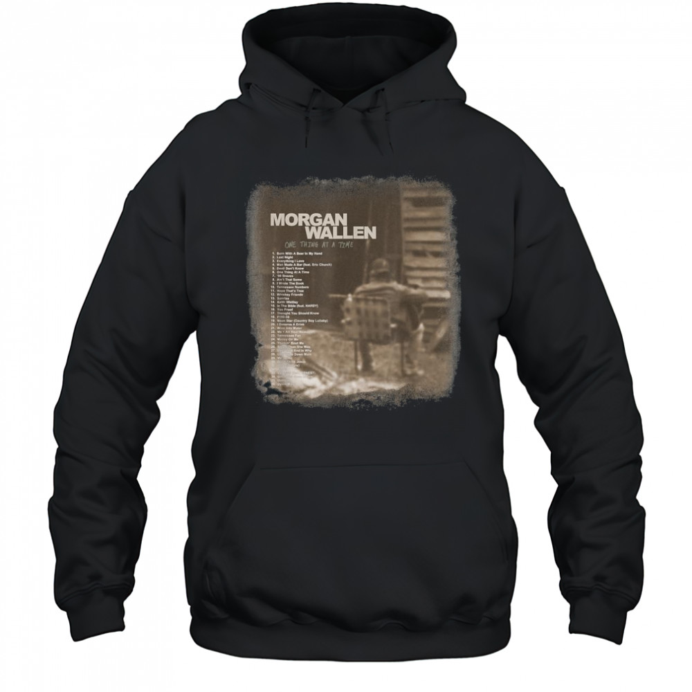 Official Morgan Wallen Tracklist Shirt Hoodie