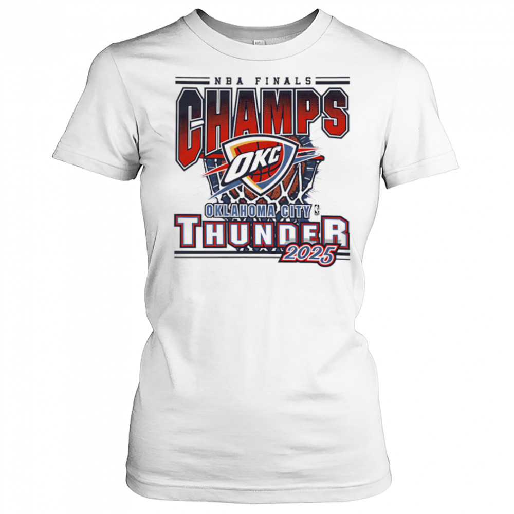 Oklahoma City Thunder 2025 Nba Champions logo Champs shirt Women's T-shirt