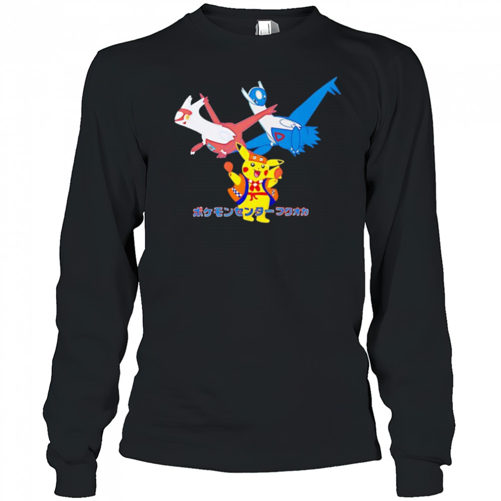 Pokemon Center Fukuoka shirt Long Sleeved