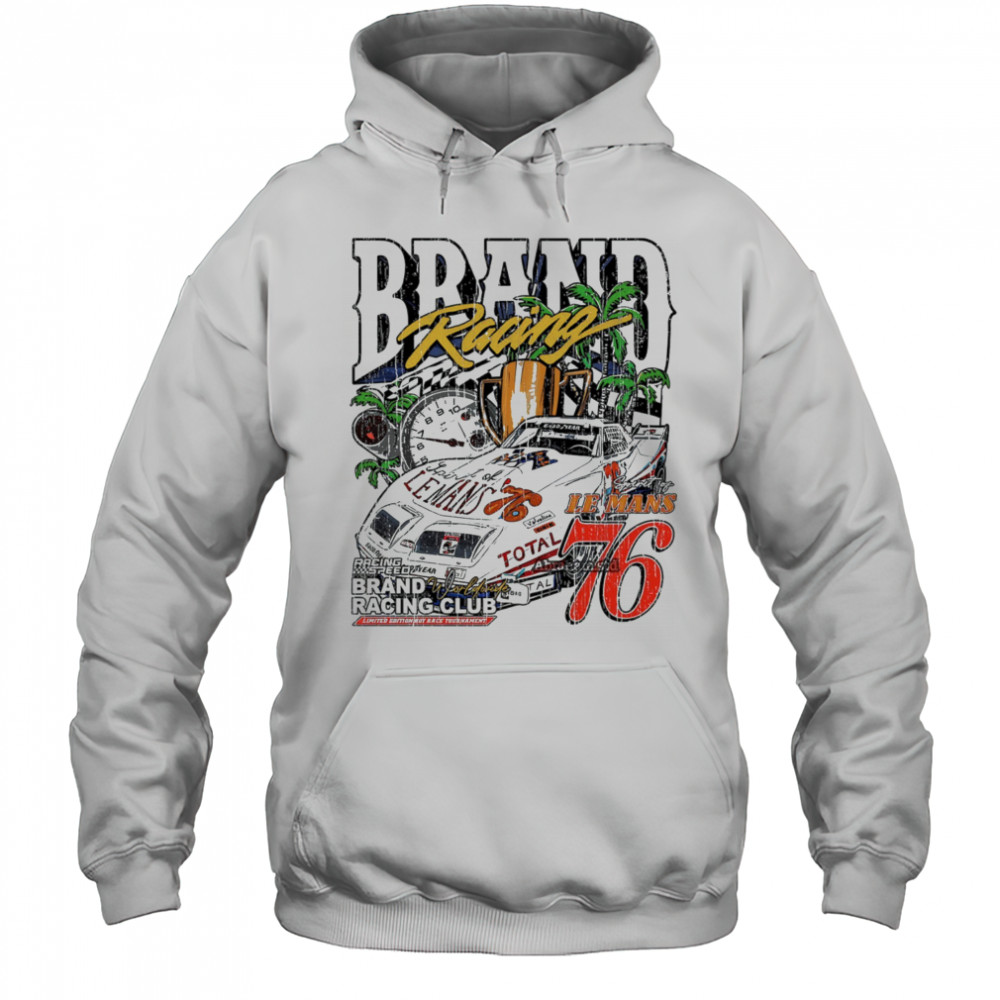 Racing car Brand Racing Club Le Mans signature vintage shirt Hoodie
