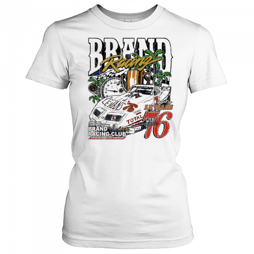 Racing car Brand Racing Club Le Mans signature vintage shirt Women's T-shirt