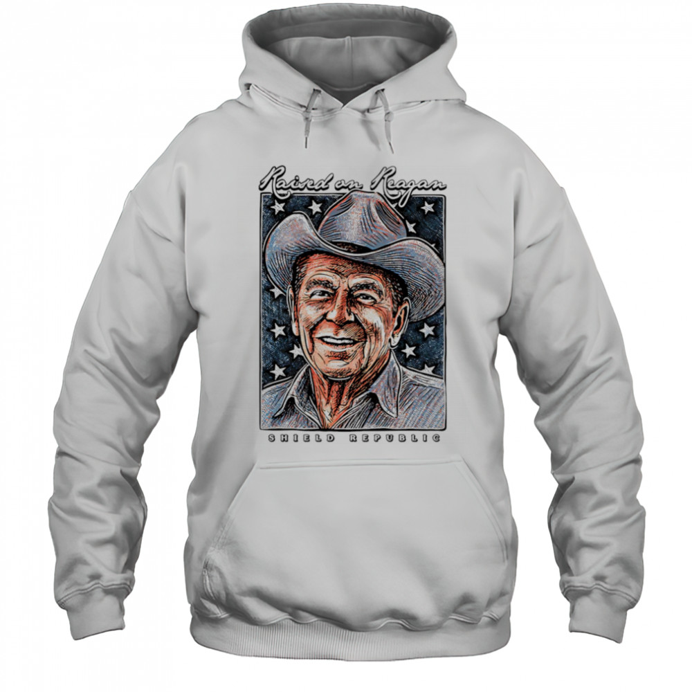 Raised on Reagan shirt Hoodie