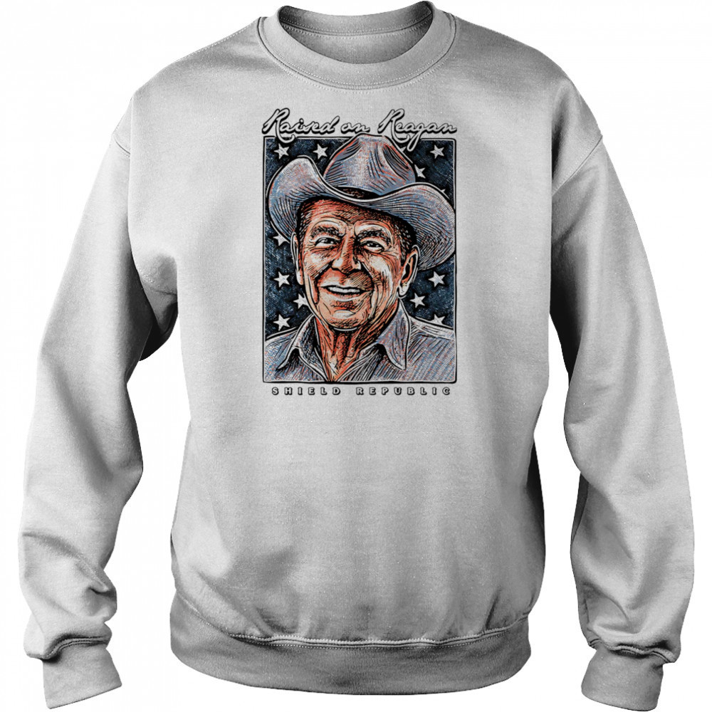 Raised on Reagan shirt Hoodie