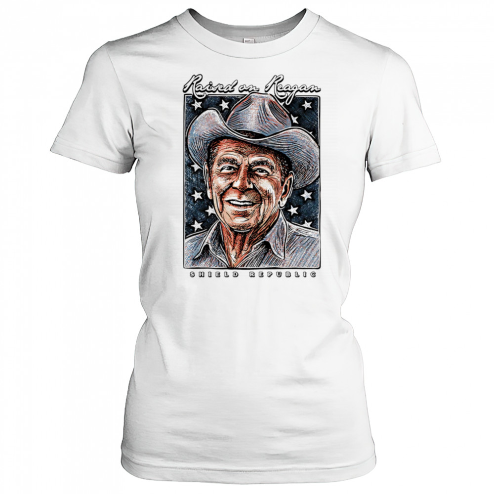 Raised on Reagan shirt Women's T-shirt