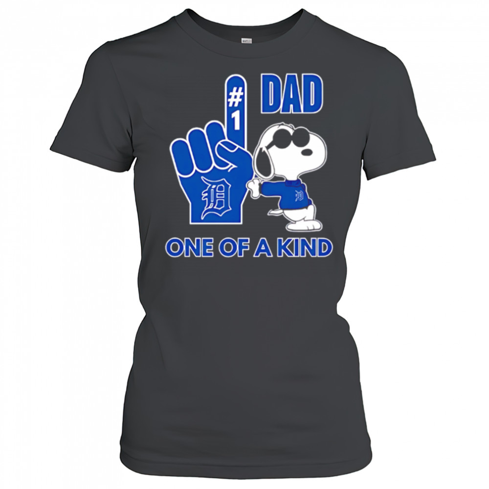 Snoopy Detroit Tigers #1 DAD One of A Kind shirt Women's T-shirt
