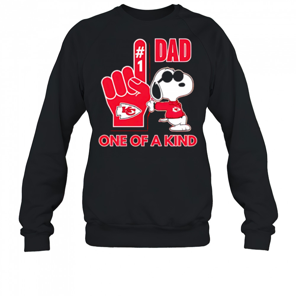 Snoopy Kansas City Chiefs #1 DAD One of A Kind shirt Sweatshirt