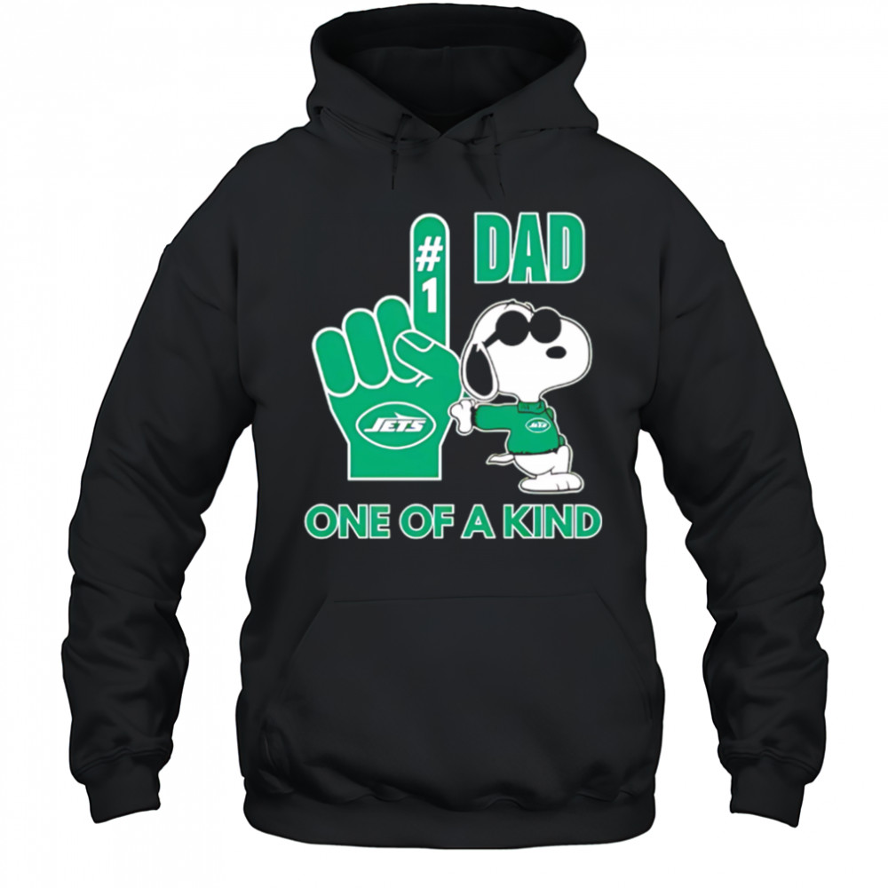 Snoopy New York Jets #1 DAD One of A Kind shirt Hoodie