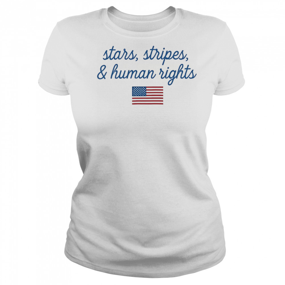 Stars Stripes And Human Rights shirt Women's T-shirt