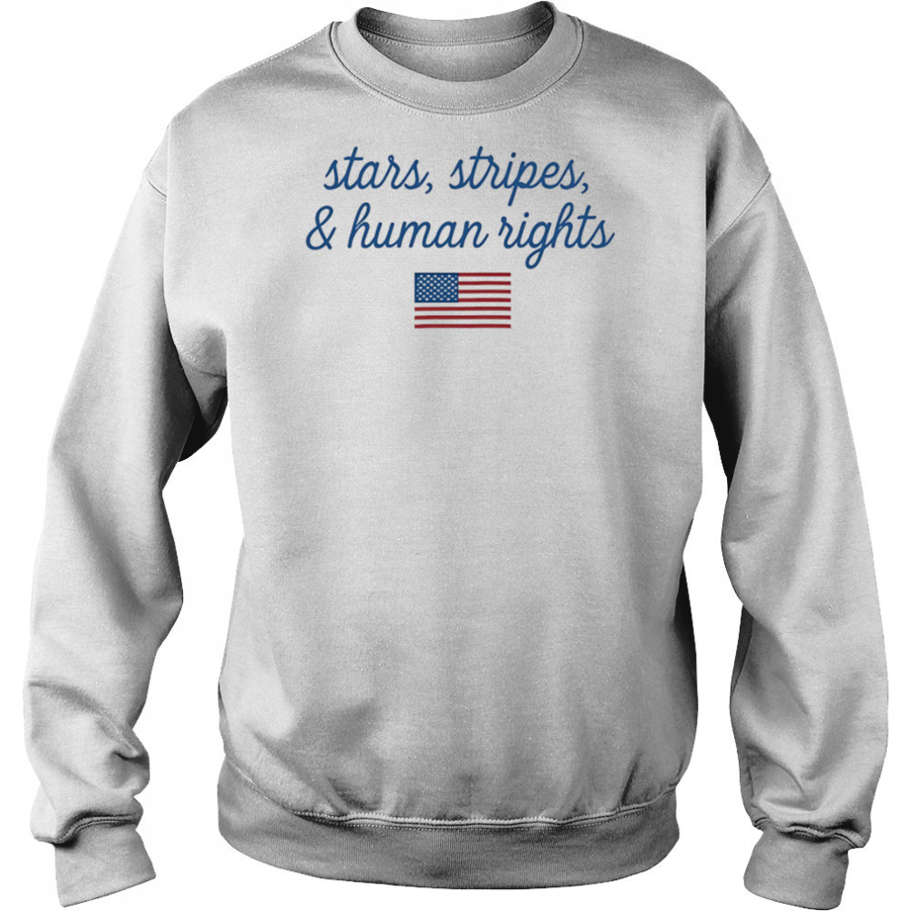 Stars Stripes And Human Rights shirt Hoodie