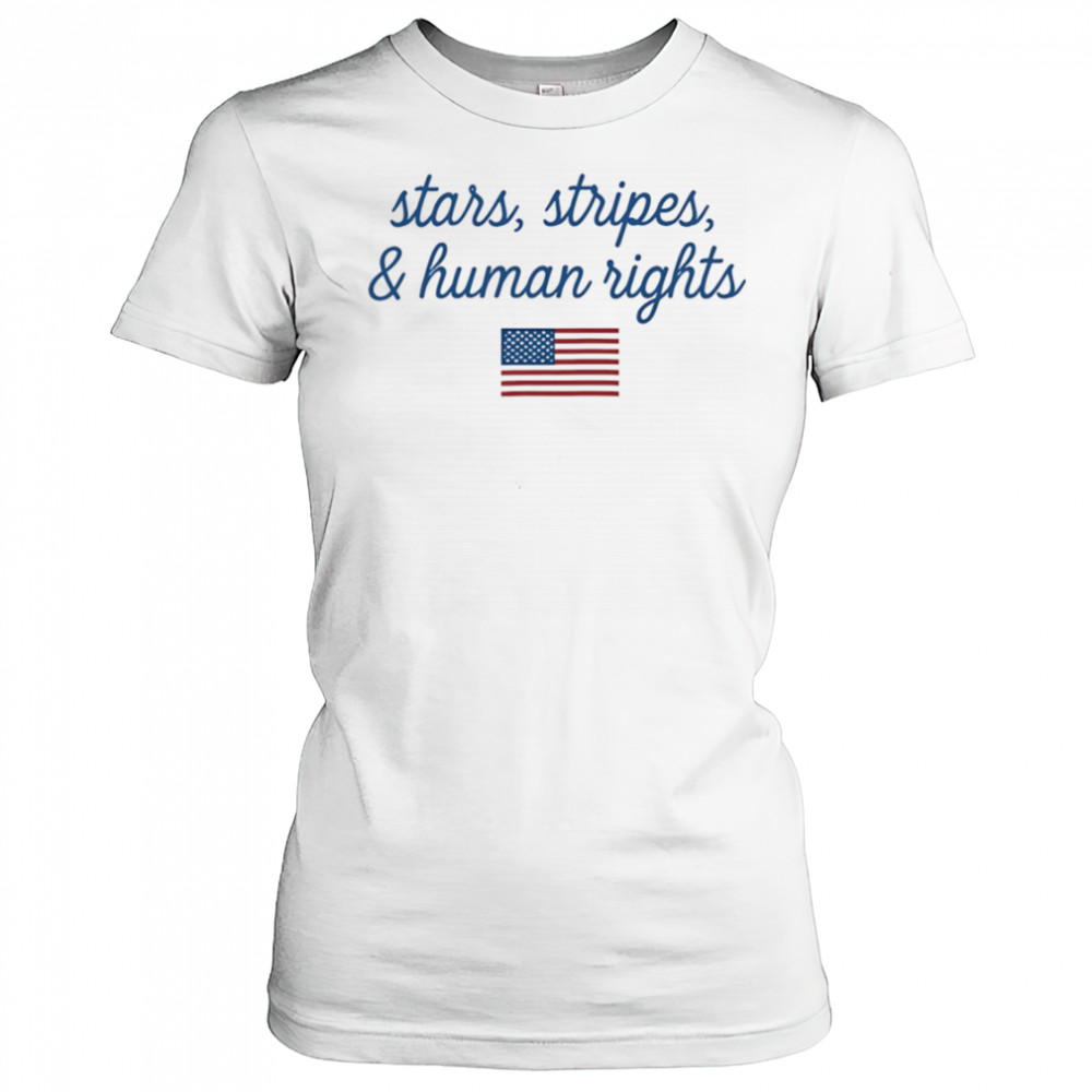 Stars Stripes And Human Rights shirt Women's T-shirt