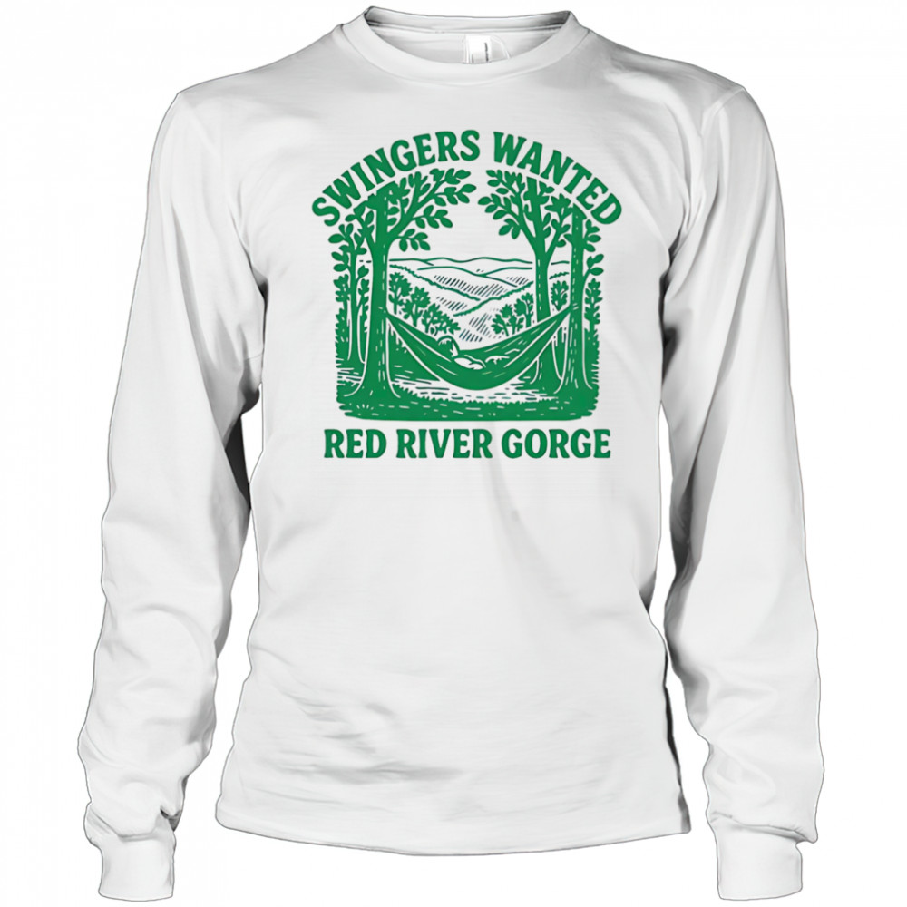 Swingers wanted red river gorge shirt Long Sleeved