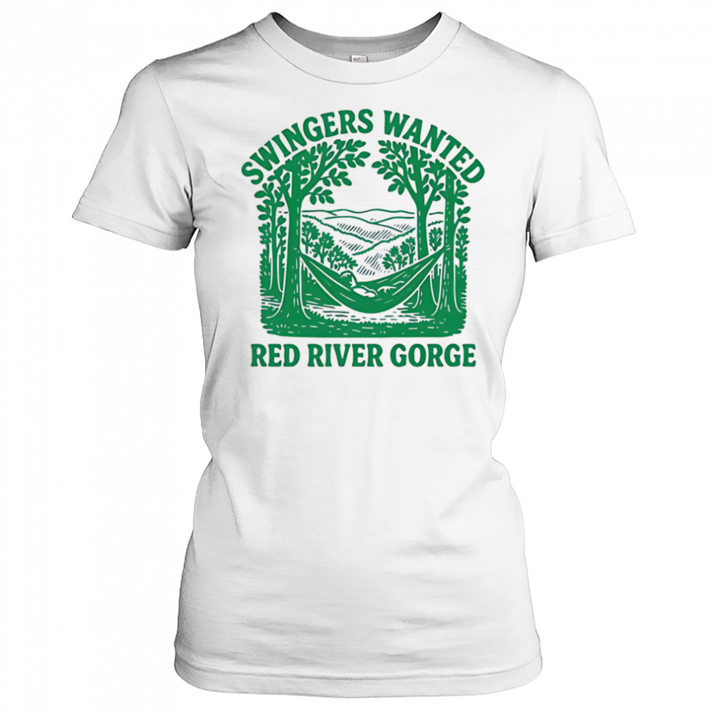 Swingers wanted red river gorge shirt Women's T-shirt