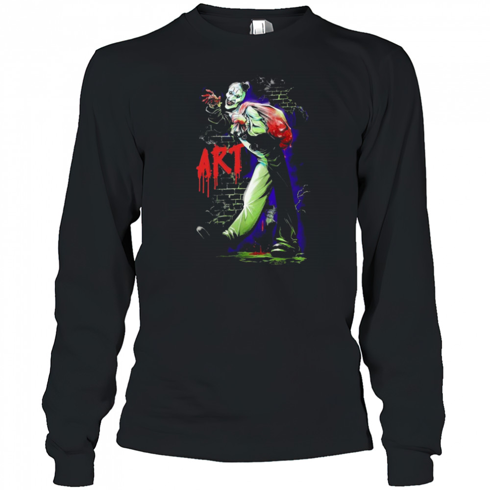 Terrifier Work Of Art T-shirt Long Sleeved